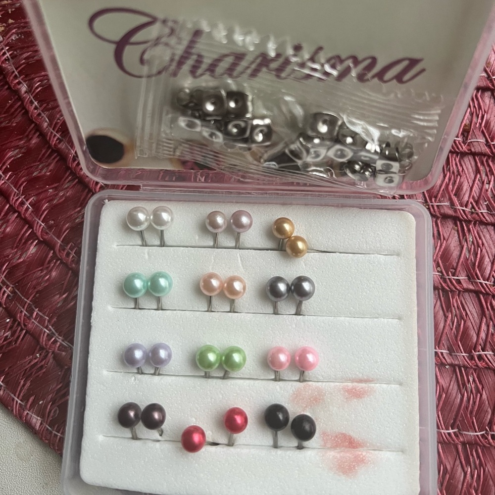 12 post earrings
